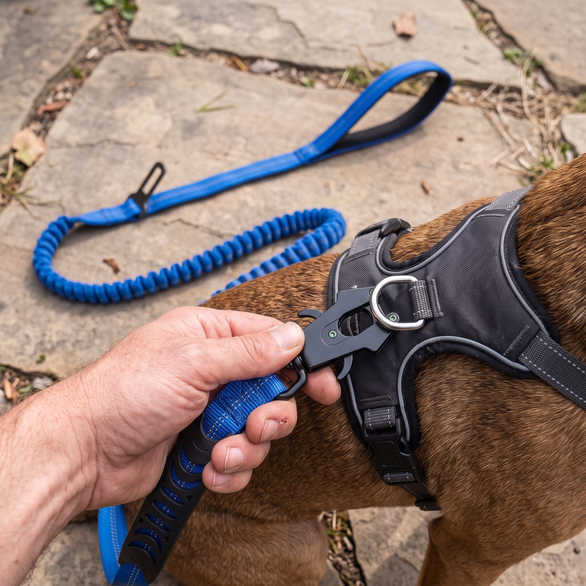 Trailkind leash in an everyday dog-walking scene 14